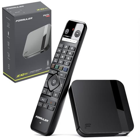 Formuler Z10 Neo 4K Android 10 Lecteur média OTT, 4K UHD 10-bit 60fps h.265, HDR10+ Smart OTT IP Media Streaming Box, WLAN, IR Remote, Widevine L1 Support, MYTVOnline2 App, HTS e-com Câble HDMI