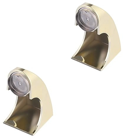 SHOWERORO 2pezzi Portasapone Magnetico Elettroplaccato Per Asciugatura Rapida Supporto Per Sapone Da Bagno Installazione Senza Design Sospeso Con Magneti Per Asciugatura Efficiente