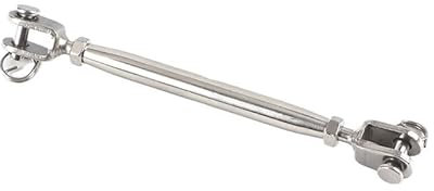 ZiYouao Drahtseilklemme M5 M6 M8 M10 M12 M14 M16 M20 304 Edelstahl Marine Segelboot Rigging Schraube Geschlossen Körper Backe/Backe Spannschloss Seilklemme(M20,1pcs)