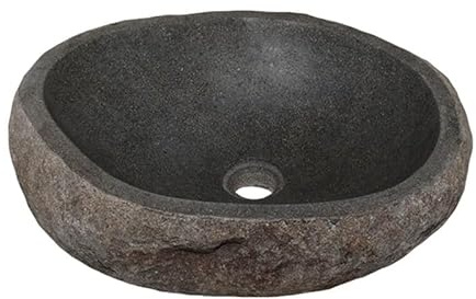 Aufsatzwaschbecken für Badezimmer, Naturstein, Bad 40 bis 49 cm – L 40 x B 35 x H 15 cm