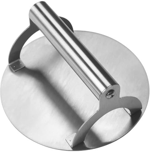 VINTORKY Presse à Burger Acier Inoxydable Outil De Formage De Steak Haché Rond Presse à Smasher pour Cuisine Accessoire Pratique pour Préparer des Burgers Maison