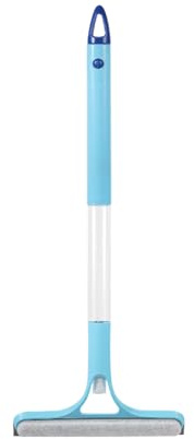 Limpia es | Limpiador de Espejos con Pulverizador | Ergonómico Limpiaes para Paneles Solares, Espejo, Baño, Puerta de, Encimera, Baldosa y Parabrisas del Coche