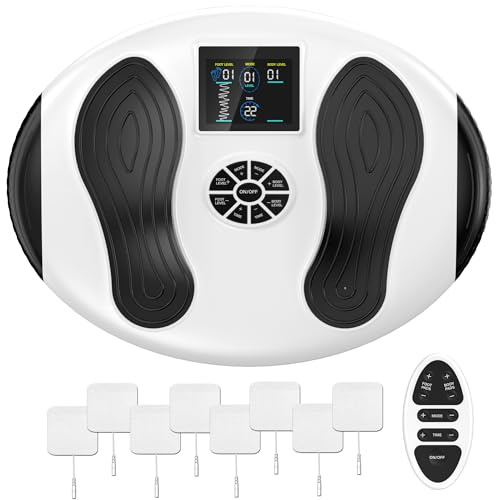 Medic Durchblutungs-Stimulator Beine, Durchblutungsstimulator Füße Beine, EMS Fußmassagegerät, Bekämpft Knie- und Beinschmerzen sowie Schwellungen zwischen Fuß und Oberschenkel
