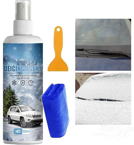 Generisch Spray dégivrant pour vitres | Spray dégivrant pour parkings, voitures, camping-cars, camions, fenêtres, pare-brises, essuie-glaces de garage