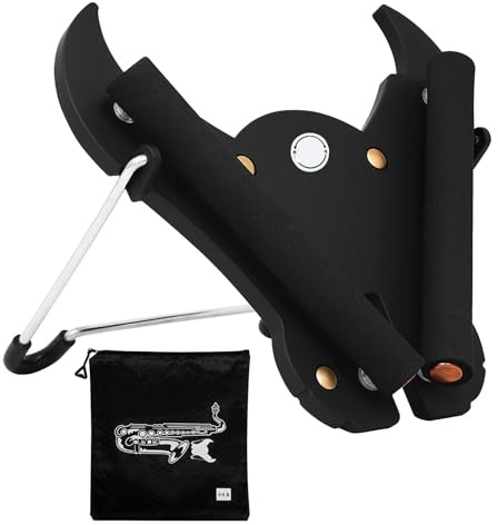 Soporte para saxofón alto, ajustable, para varios modelos, solución de almacenamiento segura y estable, soporte para saxofón