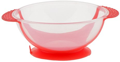 Generic Hair Dye Bowl Hair Dye Mixing Bowl Tint Bowl Haircolor Bowl with Suction Pad And Handle Suitable for Salon Home Personal Use, Pink, as described