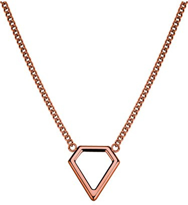 LIEBESKIND BERLIN Damen-Kette mit Anhänger Edelstahl mattiert 46 cm - LJ-000-N-45