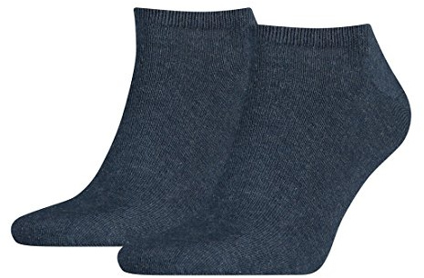 Tommy Hilfiger Women's Sneaker 2P Ankle Socks, Blue, Size 35