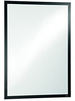 Durable Info-Rahmen Duraframe Poster (50 x 70 cm, selbstklebender Plakatrahmen mit Magnetverschluss) 1 Stück, schwarz, 499601