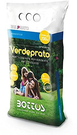 Concime Fertilizzante per Prato Bottos Verdeprato 11-0-0 - kg 5