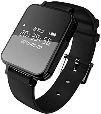 Grabadora activada por Voz Digital Reloj Pulsera con grabadora Recargable | Pantalla OLED | Reducción de Ruido | Impermeable | Reproductor de música MP3 de Audio HD portátil HiFi,16g