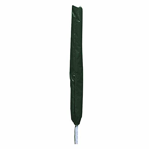 SUL Parasol line Cover, Outdoor Clothes Airier Protective Cover, Waterproof, Windproof, tough UV treated with tie-down cord, Great Protection for Garden Dryer and Airier - Green