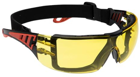 PORTWEST Amber Tech Look Plus Safety Glasses