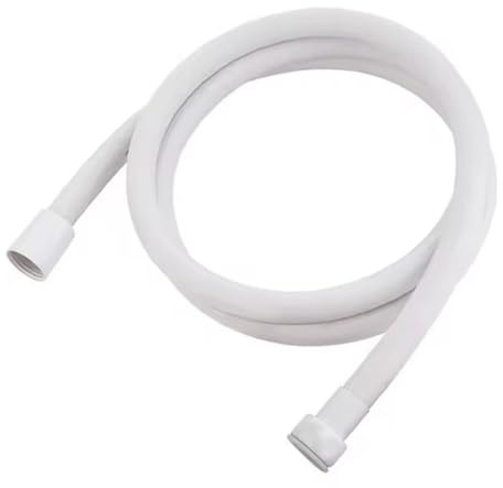 1 stück,5/2/3/4 M Hochdruck-brauseschlauch Sanitär for Badezimmer-accessoires PVC Flexible Handheld Anti Wicklung GI/2 Universal(White,200cm)