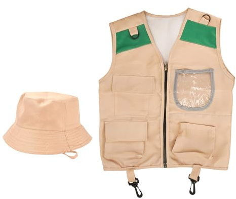 Veste De Pêche Et Casquette Pour Kit d'Aventure de Rôle en Extérieur