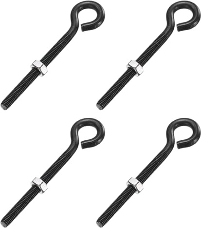 QUARKZMAN 4 Piezas Pernos De Ojo M5 X 60mm Acero Inoxidable 304 Con Tuerca | Para Colgar O Fijar Cables