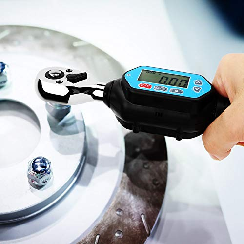 Qudinip Chiave Dinamometrica Digitale Professionale Regolabile Ad Alta Precisione da 3/8 Pollici per la Riparazione di Strumenti Dal Design Ergonomico