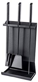 TermaTech Kaminbesteck Needle Stahl schwarz beschichtet 3-teilig 90-186