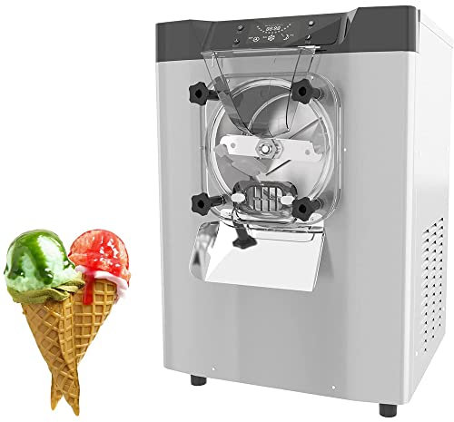 CAJOLI Machine de crème glacée Dure Automatique, Gelato Italien sain, congélateur par Lots de yogourt sur Les Fruits congelés pour Restaurant, Snack-Bar, café