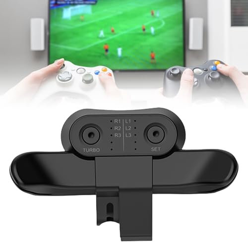 Palancas Mando para PS4, Controller Paddles Scuff Attachment Accessories para PS4, accesorio de botón trasero para PS4 Gamepad, botones de repuesto extendidos Botón trasero para Playstation 4