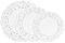150-Piece Set Paper Doilies Lace Round, Doilies Lace Paper, Doilies | 3 Sizes (6.5” 7.5” 8.5”) | White Decorative Placemats for Wedding Party Buffet Table Decorations, Dessert Displays, Table Settings