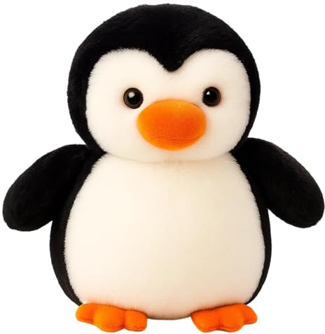 PDirat Pinguin Kuscheltier, 20cm Süßes Plüschtier Pinguin, Ideal Als Schlafbegleiter Und Reisekissen