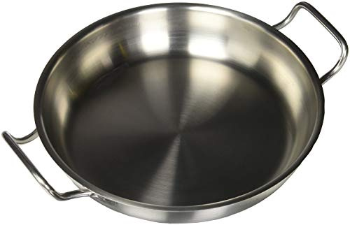 Paderno Paella-Pfanne aus Edelstahl, 27,9 cm, 11
