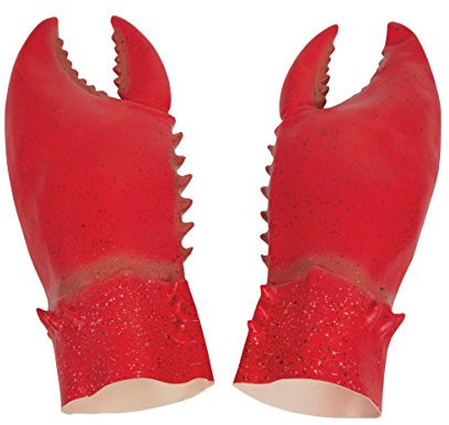 Bristol Novelty - Accessoire de déguisement CRAB CLAWS (Taille unique) (Rouge)