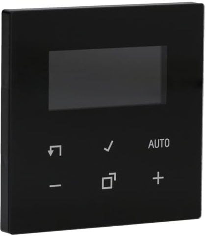 JUNG BTLS1791SW Home Raumthermostat-Display Glas Schwarz