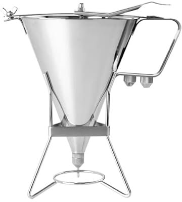 KAUFGUT KAU405140 Embudo Colat.+3 Boquillas Inox, 17,5 Eva