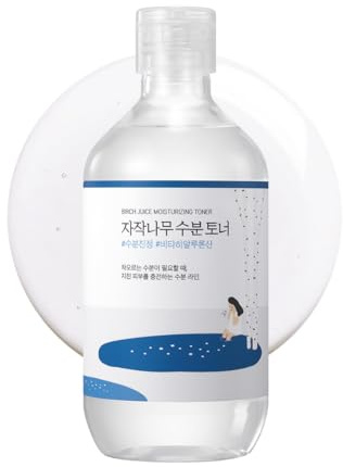 ROUND LAB Toner hydratant au jus de bouleau (non parfumé) | Tonique hydratant à l'acide hyaluronique Vita, sans alcool, sans parfum ni huile essentielle (10,1 fl.oz)