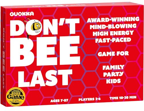 QUOKKA Family Board Games For Kids And Adults - Card Board Games For Adults and Kids 6-8 Year Olds - Fast Paced - Easy to Learn - 2-6 Players - Fun Family Party Night for Teen Boys and Girls Ages 7-10