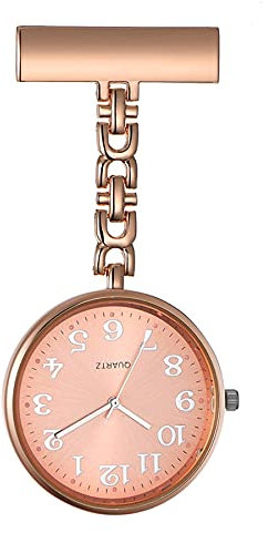 Avaner Reloj de Bolsillo para Enfermera, con números Grandes, para Colgar en la Solapa, analógico, de Cuarzo