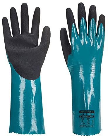 FUFU Manoplas 1 Guantes Par De Nitrilo Guantes De Trabajo Recubierto, De Manga Larga, Guantes De Jardinería A Prueba De Cortes, Utilizado For La Cocina, Jardinería, Trabajo (Size : M)