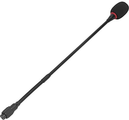 Schwanenhals-Podiumsmikrofon 16,5-Zoll-Schwanenhalsmikrofon Flexibel für Konferenzen Meetings Schwanenhals-Kondensatormikrofon aus Aluminiumlegierung