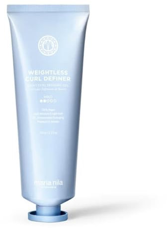Maria Nila Coils & Curls, Styling Gel, Weightless Curl Definer 125 ml, Lätt Stadga, För lockigt och vågigt hår, Sheasmör för mjukt och frissfritt hår, 100% veganskt