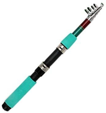 WAOCEO Angelruten-Kombinationen Angelruten-Kombination, Teleskop-Angelrute und Spinn-Angelrolle, Angelset, Karpfen-Angelrute, Rollen-Set Fanggeräte-Set (Color : Only Rod, Size : 3.0 m)