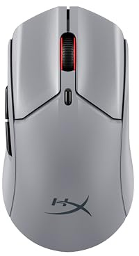 HyperX Pulsefire Haste 2 Pro, 4K Mouse Gaming Wireless, Illuminazione RGB, 6 Tasti Programmabili, Fino a 26000 DPI, Velocità 650 IPS, Fino a 90 ore di autonomia, USB-C, 3 Dispositivi Collegabili, Nero