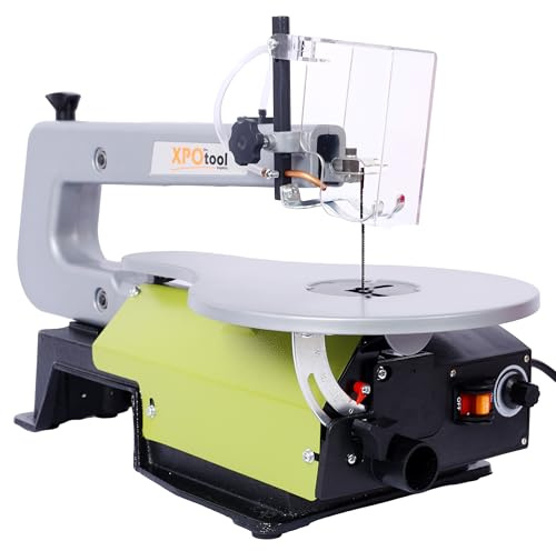 16Inch Variable Speed Scroll Saw - Power Scroll Saws with Extra-Large Adjustable Tilting Table for Woodworking Projects and Precision Cuts