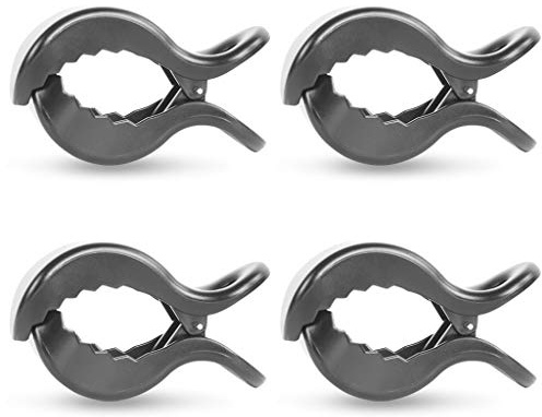 Paquete de 4 pinzas multifuncionales para cobijas para parasol o cochecito de bebé, soporte de juguete para proteger del sol