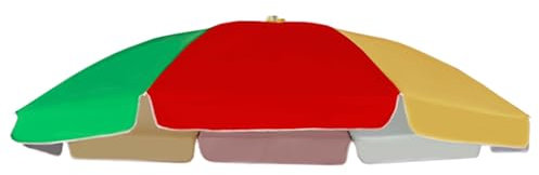 Ombrellone da Giardino di Colori Arcobaleno, Telo di Ricambio per Ombrellone a 8 Stecche, Telo di Ricambio Impermeabile in Tessuto per Giardino, Spiaggia (Solo Telo)(118cm/46.5)