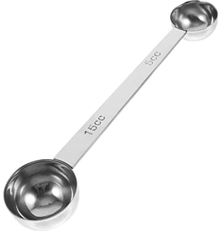 UTHCLO Cuchara Medidora De Café De Inoxidable Cucharas Graduadas Dobles Dosificadora Para Café Compacto y Ligero