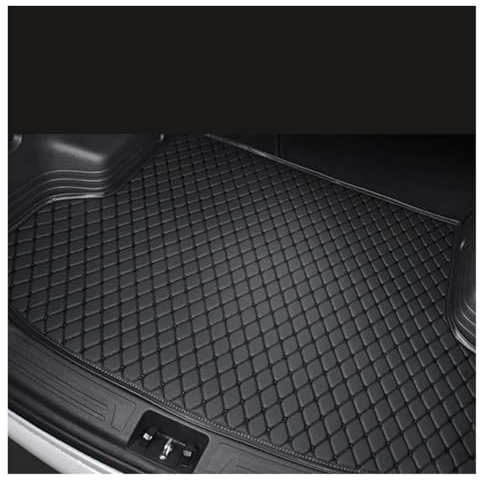 Auto Kofferraummatte Für VW Für Golf 7 2020 2019 2018 2017 2016 2015 2014 Kofferraummatten Cargo-Liner Auto-Innenausstattung Ersatzteppich Kofferraum Schutzmatte(Black with Black)