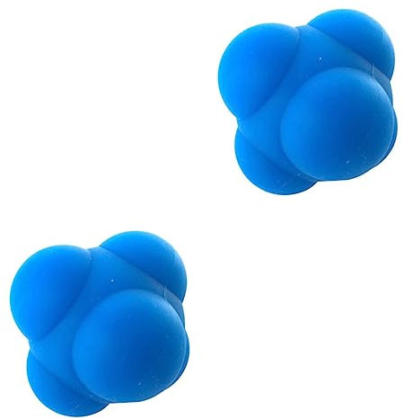 Mipcase 2stücke Sechseckiger -reaktionsball Trainingsball Für Agilität Und Reaktionsgeschwindigkeit Für Und Rehabilitation Langlebig Für Hand-Augen-koordination