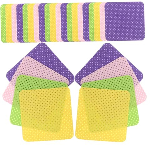 PACKOVE 4taschen Nagellackentferner-pads Aus Stoff Nagelpads Zum Reinigen Entfernen Von Nagellack Kleberentferner-tücher Wiederverwendbar Make-up-pads in Reisegröße Für Nägel Und Haut