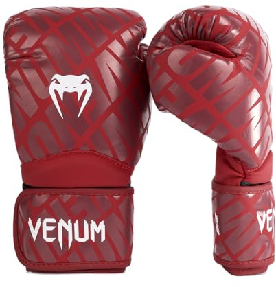 Venum Contender 1.5 XT Kids Boxing Gloves - White-Burgundy - 8-Ounce