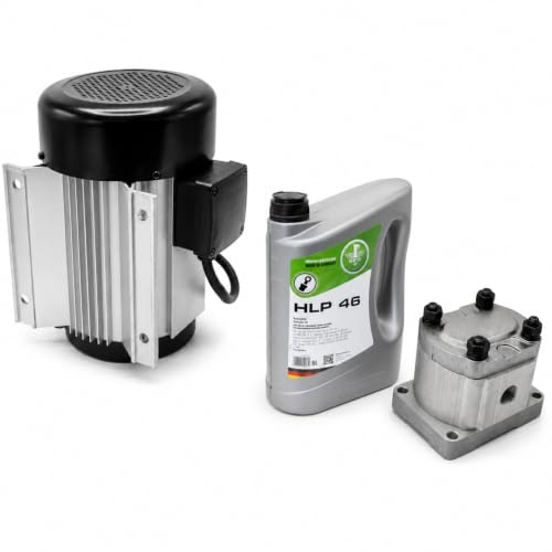 SECURA 400V Elektromotor & Hydraulikpumpe Set für 10t Holzspalter + Hydrauliköl