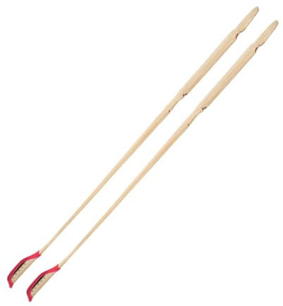 GLSTOY 2 Stück Yangqin Lieferungen Mit Ebenholzkopf Elastisches Hackbrett Aus Bambus Langlebiges Dulcimer Zubehör Für Musikinstrumente