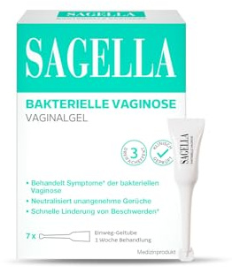 SAGELLA® – Dreifachwirkung einer bakterieller Vaginose – Vaginalgel – Behandelt Symptome einer bakteriellen Vaginose – Neutralisiert unangenehme Gerüche – Schnelle Linderung