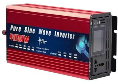 Inversor Corriente Inversor Solar para Coche 2000 W 4000 W Y 5000 W De Onda Sinusoidal Pura 12 V 220 V 110 V CC A CA 50 Hz Y 60 Hz Convertidor Voltaje Portátil. Transformador(24V,220V 50HZ,4000W Uni)